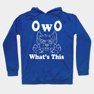 OwO Whats this cute fursuit furry dog saying Hoodie